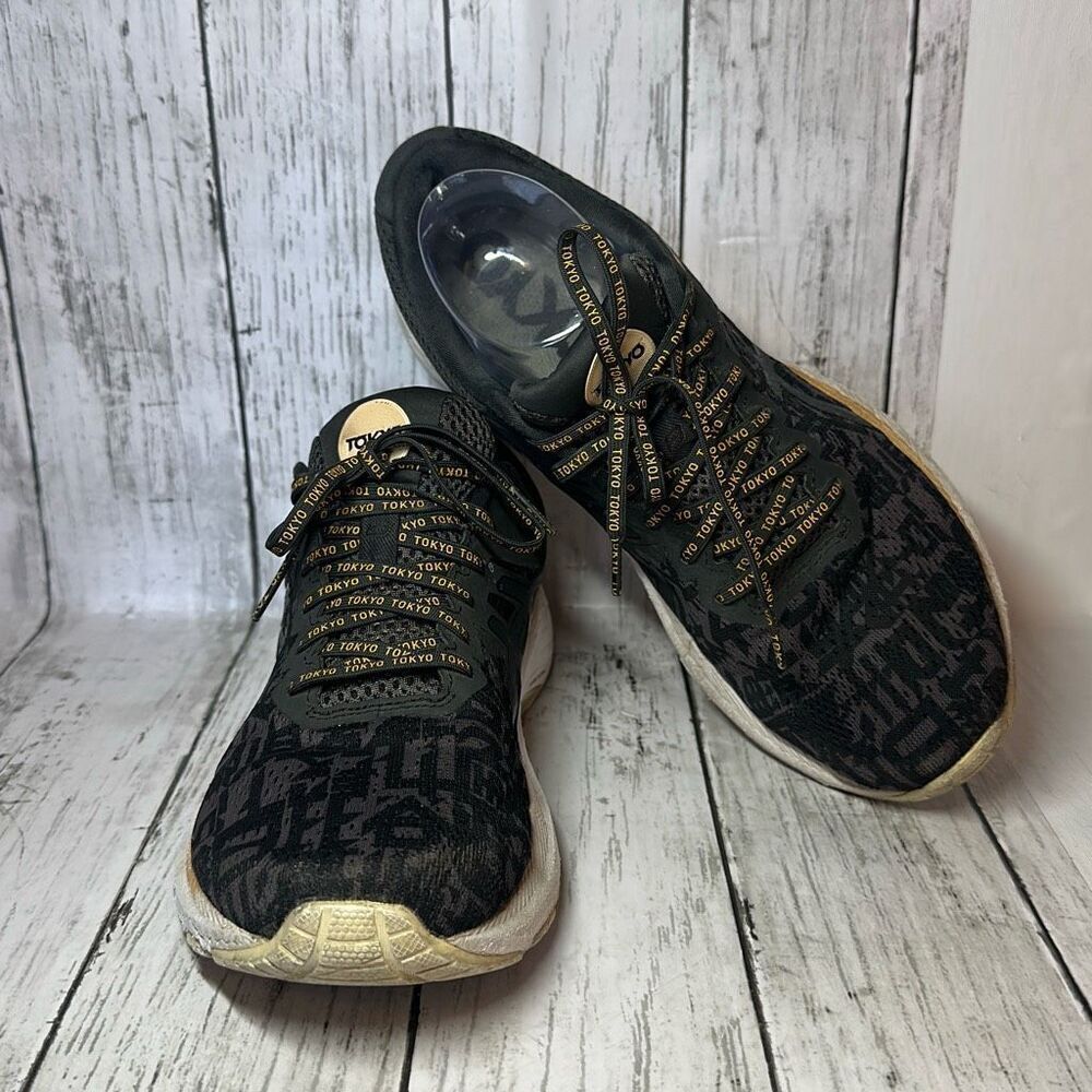 ASICS Women's GT-2000 8 size 9.5 Black 1012A940 Tokyo Laces Black
